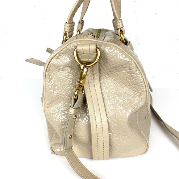 Marc Jacobs Leather Handle Tote Bag With Removable Shoulder Strap Tan Size Large - Picture 4 of 16